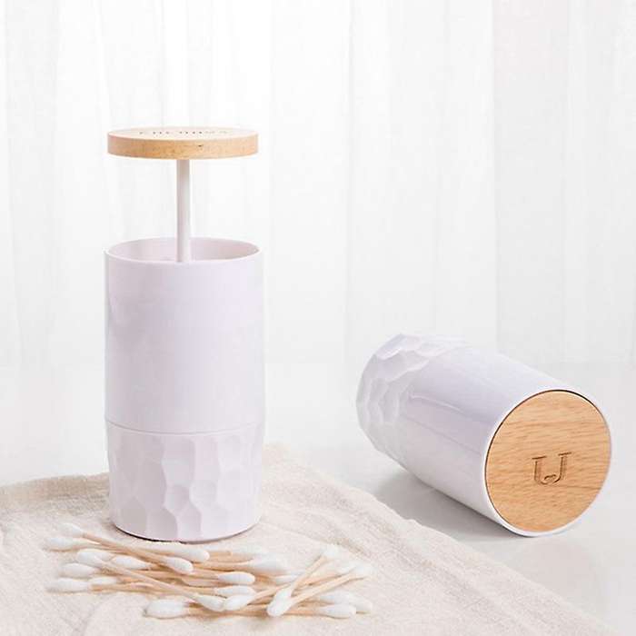 Toothpick Box Cotton Swabs Holder Living Room Table Accessories Bud Container Tooth Pick Automatic