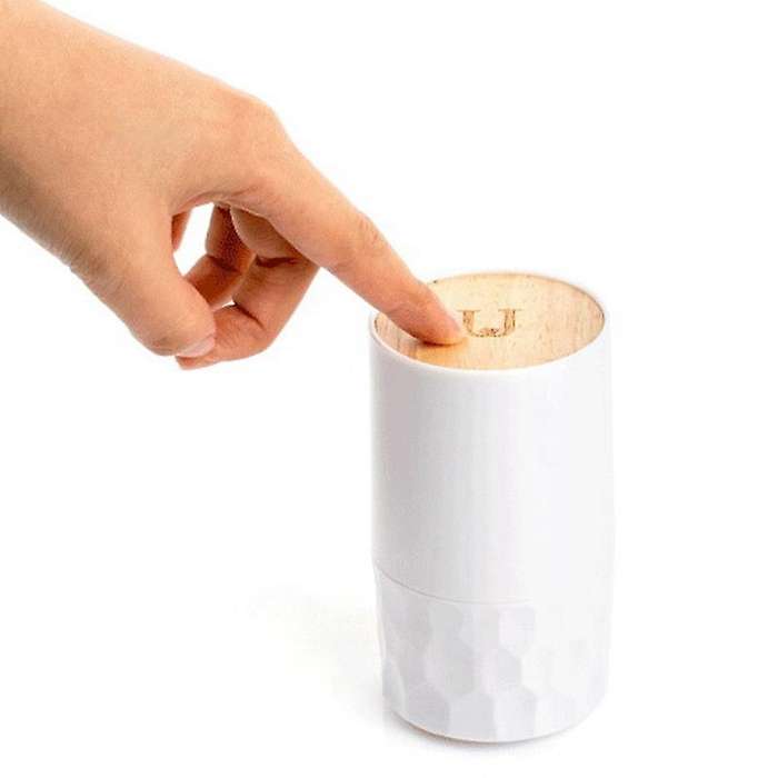 Toothpick Box Cotton Swabs Holder Living Room Table Accessories Bud Container Tooth Pick Automatic