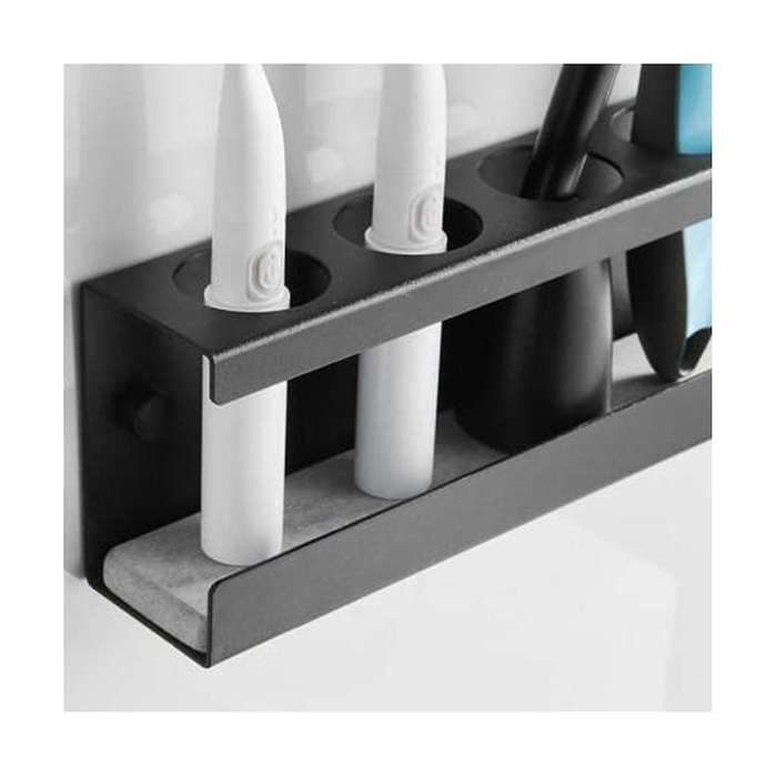 Toothbrush Holder,aluminum Alloy, Toothbrush Holder No Drilling for Electric Toothbrushes, Diatom B