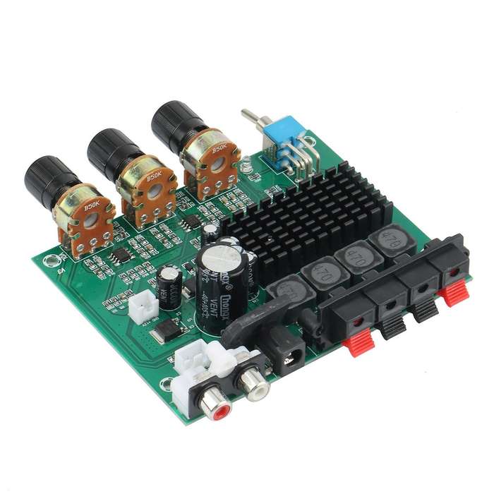 TPA3116D2 80Wx2 Stereo Amplifier Audio Board TPA3116 Digital Amplifier Sound Preamplifier Tone High
