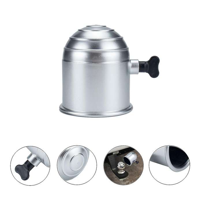 Trailer Ball Cover Rubber Hitch Ball Cover Fits 50mm Silver Diameter Trailer Ball