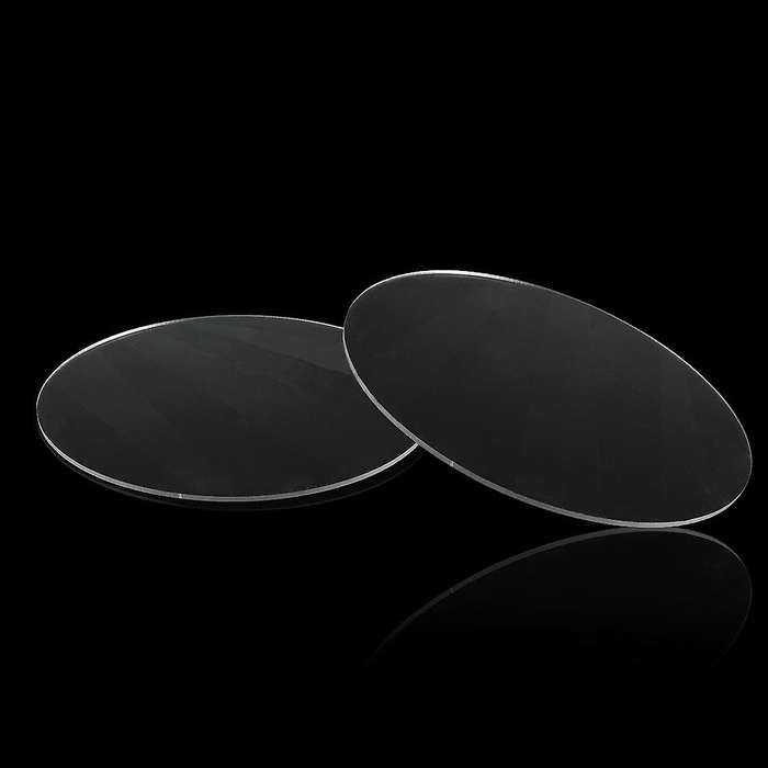 Transparent 3mm Thick Mirror Acrylic Round Disc Dimetro:100mm