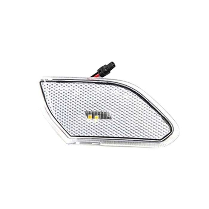 Transparent Car Front LED Side Marker Light Wheel Brow Light Turn Light for JL 2018-2022