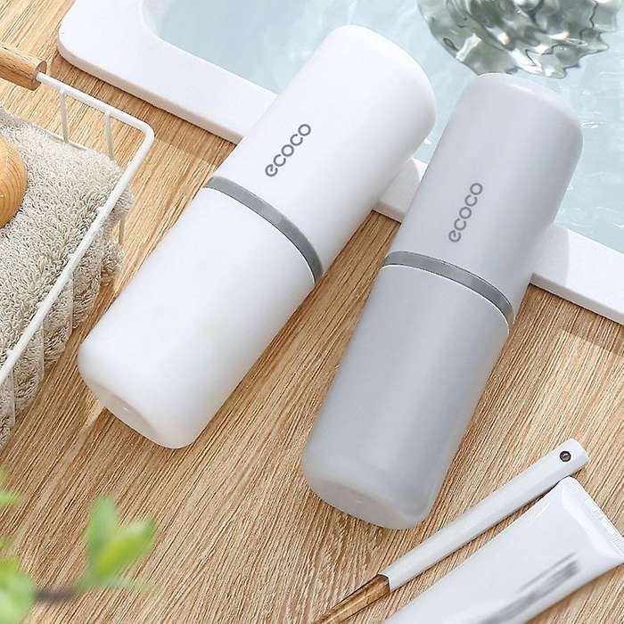Travel Portable Toothbrush Toothpaste Holder Storage Case Box Organizer Household Storage Cup Bathro