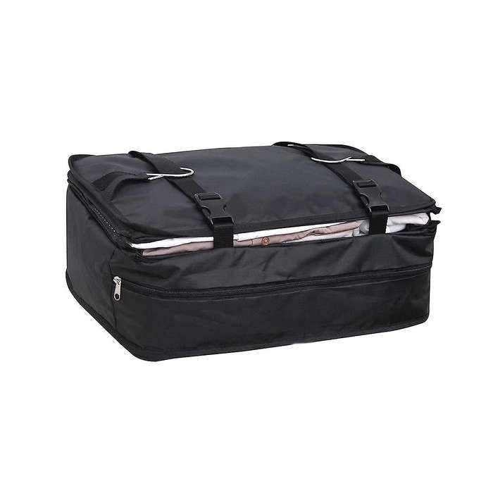 Travel Luggage Organizer Shelves Bag Suitcase Packing Square Collapsible Hanging Closet Storage Bag