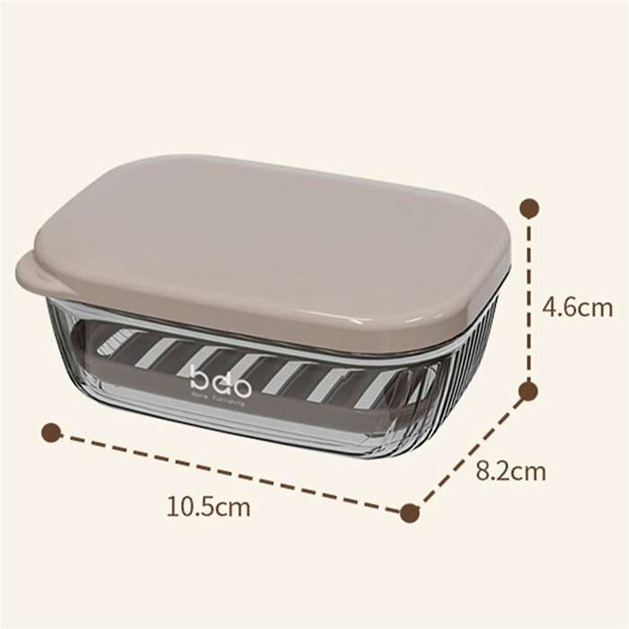 Travel Soap Case, Leakproof Soap Container with Lid, Portable Bar Soap Holder for Traveling, Soap Di