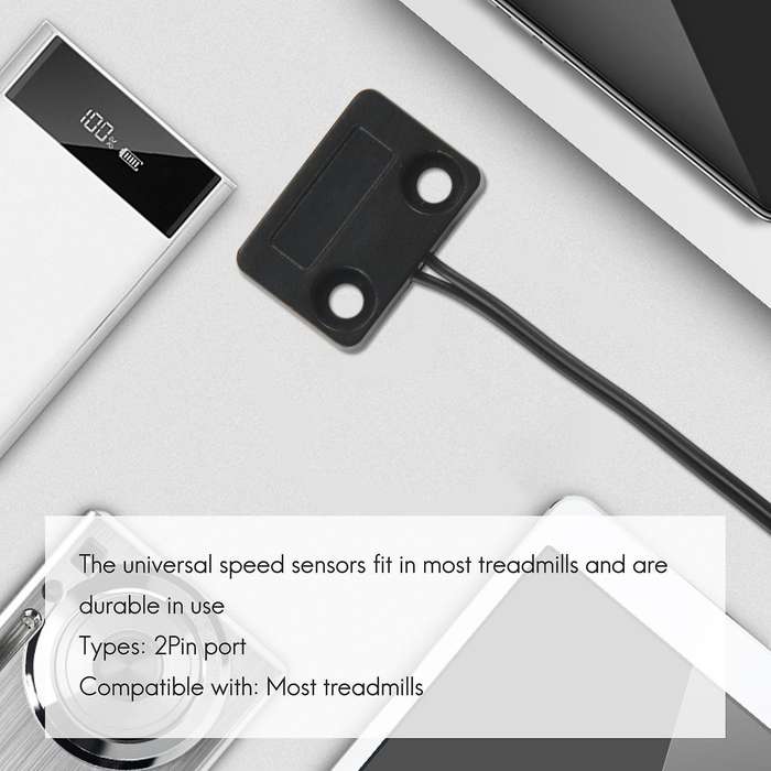 Treadmill Speed Sensor Cable 2 Pin Light Sensor Tachometer Magnetic Induction Speed Sensor for Trea