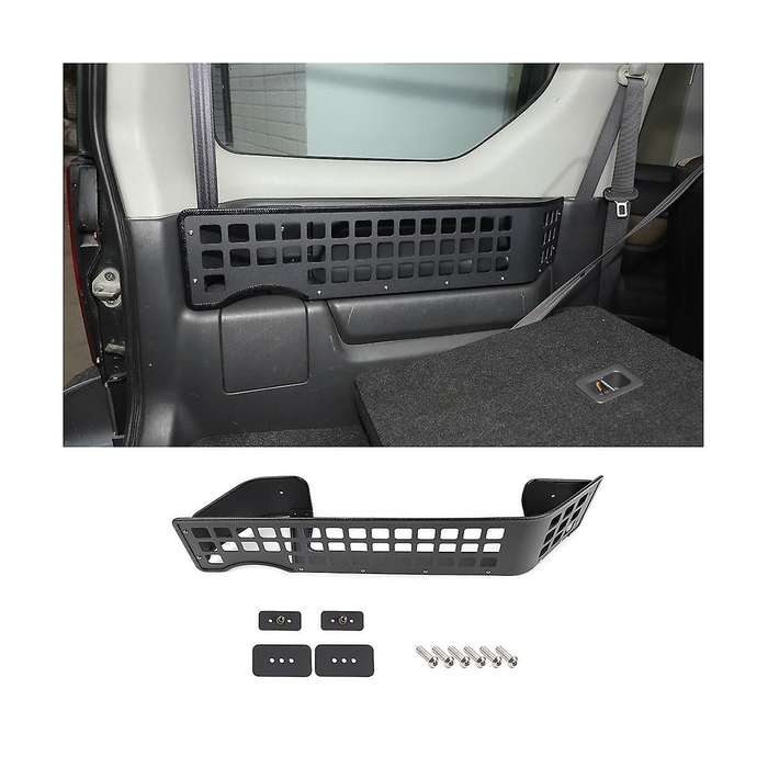 Trunk Door Side Organizer Box Bracket for Jimny 2007-2017 Rear Trunk Multifunctional Tool Storage B