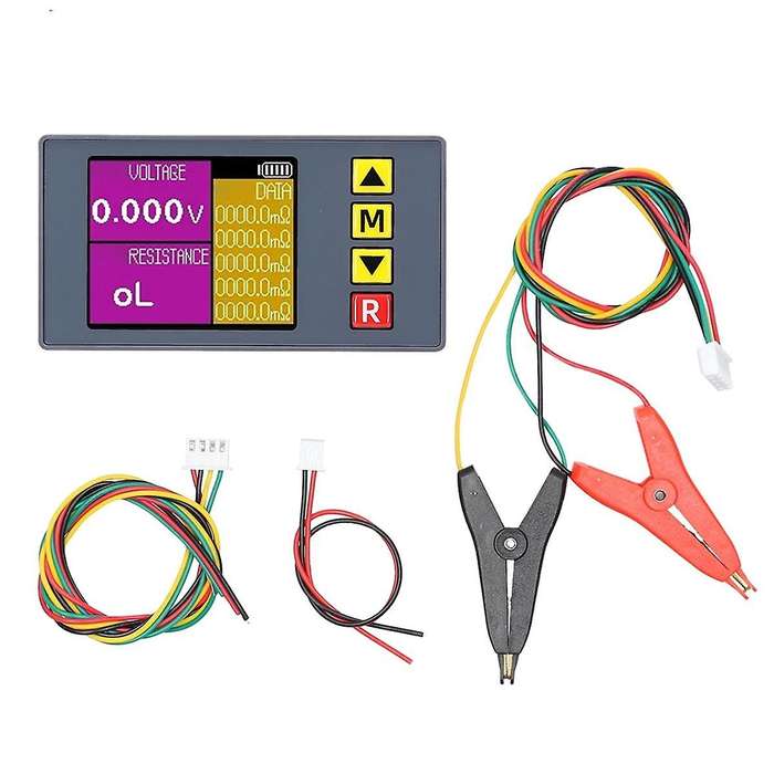 TS457 Voltage Internal Resistance Tester AC 4-Wire Professional Voltmeter Internal Resistance Test D