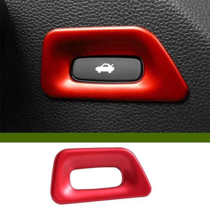 Trunk Switch Switch Cover Trim Decor for 11Th 2022 2023 Red Interior Accessories