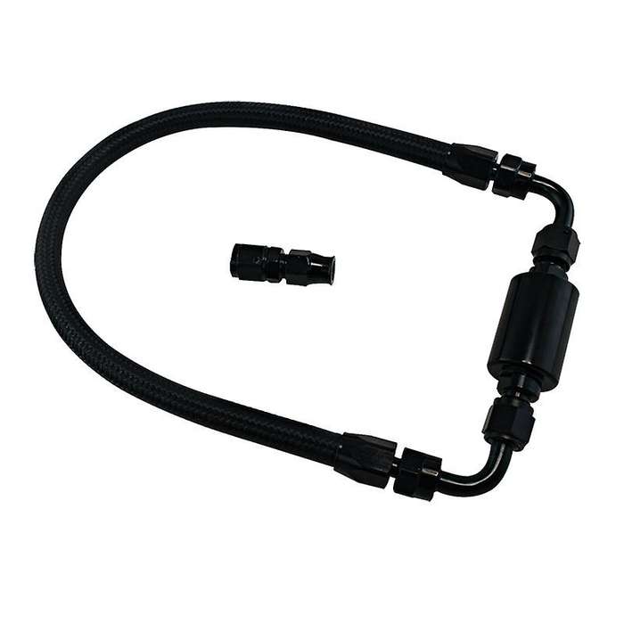 Tucked Fuel Line Fittings Kit Inline Filter for B/D Series AN6 Filter EG EK DC2 CRX EF