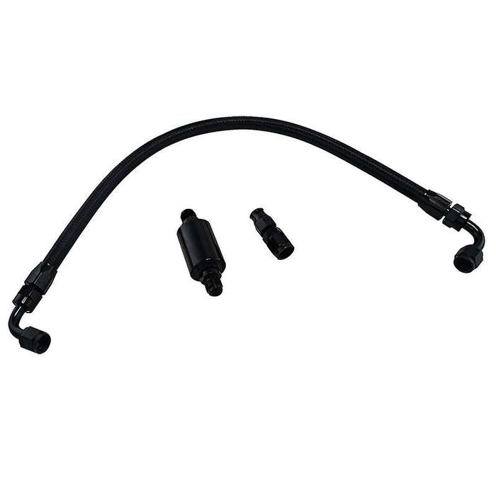 Tucked Fuel Line Fittings Kit Inline Filter for B/D Series AN6 Filter EG EK DC2 CRX EF