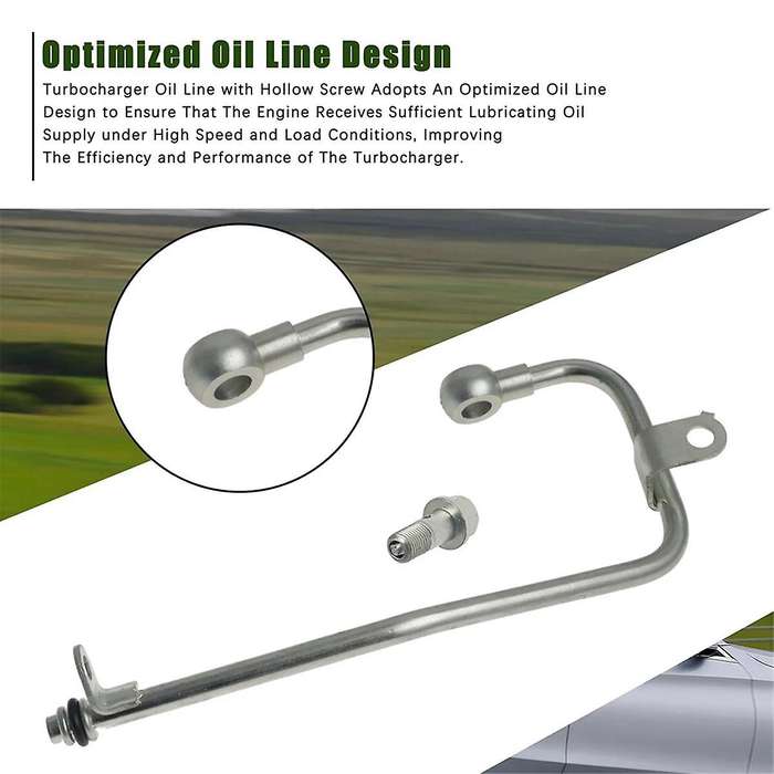 Turbo Oil Feed Supply Delivery Line with Hollow Screw 2710900477 for - C250 2012 2013 2014 2015