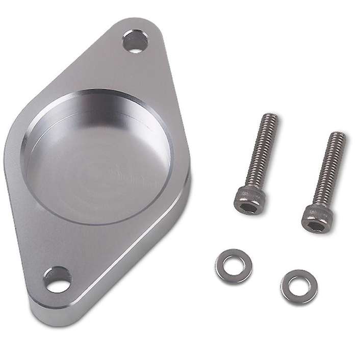 Turbo Resonator Delete Plate for LML 2 6.6L 2011-2016 Car Accessories, Silver
