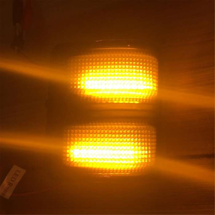 Turn Signal Light LED Rearview Side Mirror Light Dual Color Daytime Indicator Light for F250 F350 F