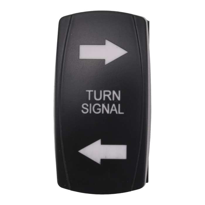 Turn Signal Rocker Switch LED for RV Vehicle Off-Road Tractor Boat Motorcycle 4Pin Universal Switch