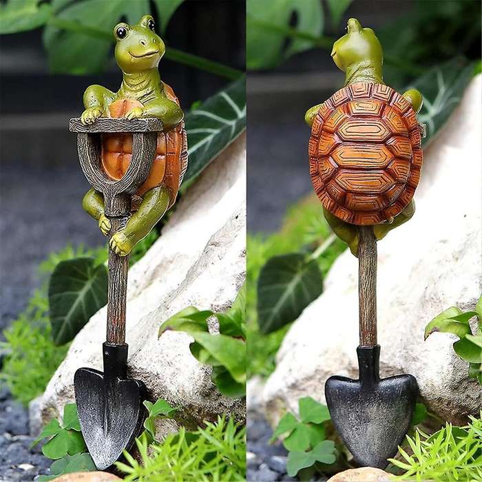 Turtle Garden Decoration Home Decor Outdoor Sculptures, Yard Art Front Porch Decor Patio Statue Lawn
