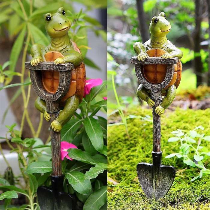 Turtle Garden Decoration Home Decor Outdoor Sculptures, Yard Art Front Porch Decor Patio Statue Lawn
