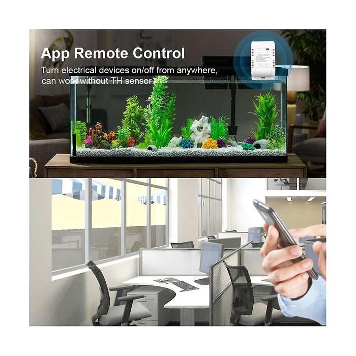 Tuya WiFi Smart Temperature Switch+RF Remote 16A 3000W Energy Consumption Monitoring Thermostat for