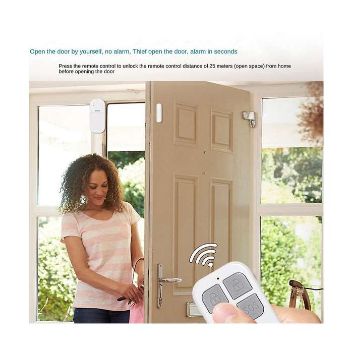 Tuya Wireless Smart 130Db Door Window Sensor System Remote Control Operation Safe Burglar Alarm for