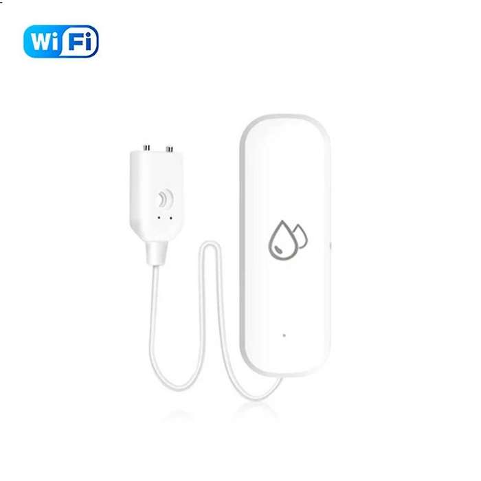 Tuya WIFI Water Sensor Alarm Water Leak Detector Flood Alert Overflow Security Alarm System Works