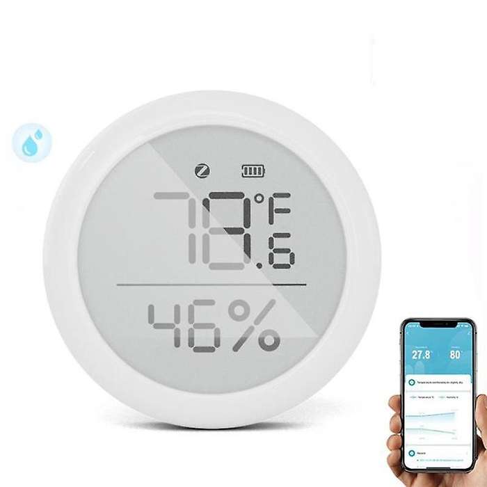 Tuya ZigBee Temperature and Humidity Sensor with LCD Display Indoor Hygrometer Thermometer Smart Lif