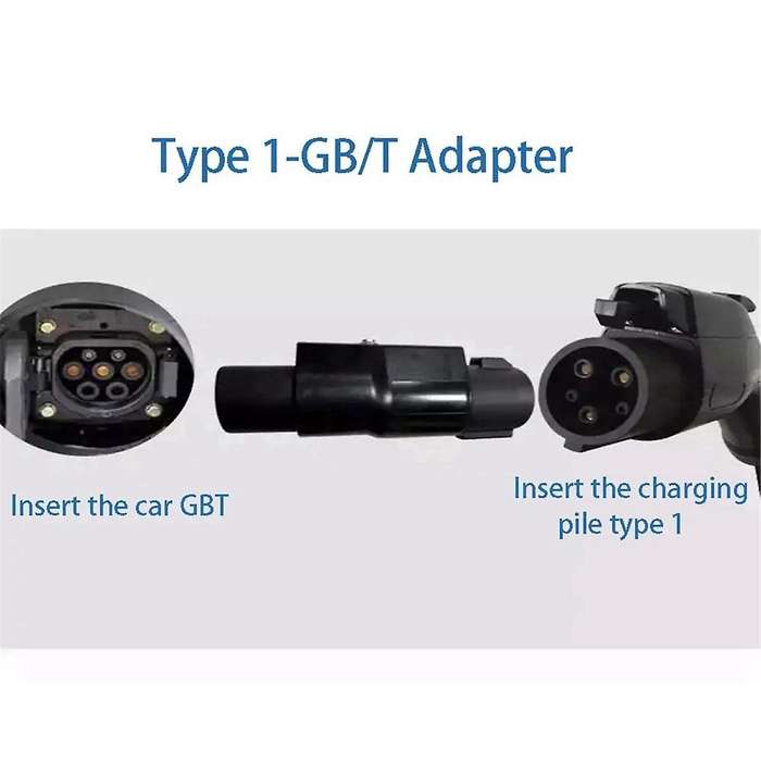 Type1 to Gbt Adapter 32a 1p/ This Adapter Use to Charge Gbt Electric Car Charger On J1772 Type 1 Ev