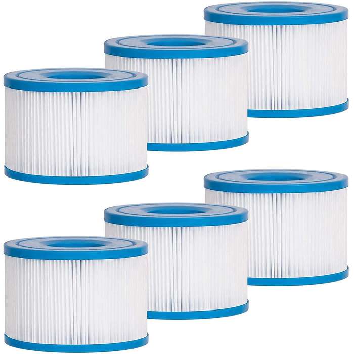 Type Filters Hot Tub Replacement, Swimming Pool Filters Cartridge for 29001e Filter Cartridge, 6 Pa