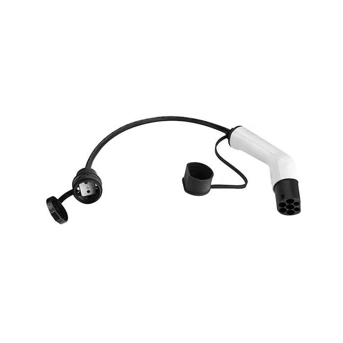 Type2 to Schuko 16a Electrical Car Type 2 Charging Side Plug to Schuko Socket Ev Charging Adapter C