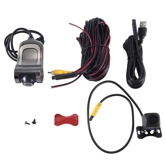 U6 Front and Rear Dual Recording Cameras Hd Driving Recorder Adas Reversing Visual General Car Suppl