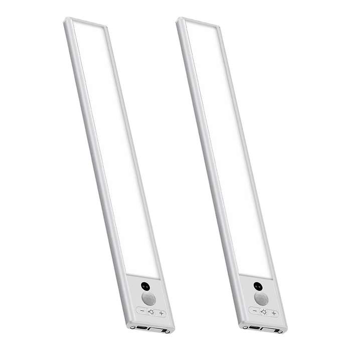 Under Cabinet Lights 3 Color Temperatures Dimmable Rechargeable Motion Sensor Closet Light for Bedro