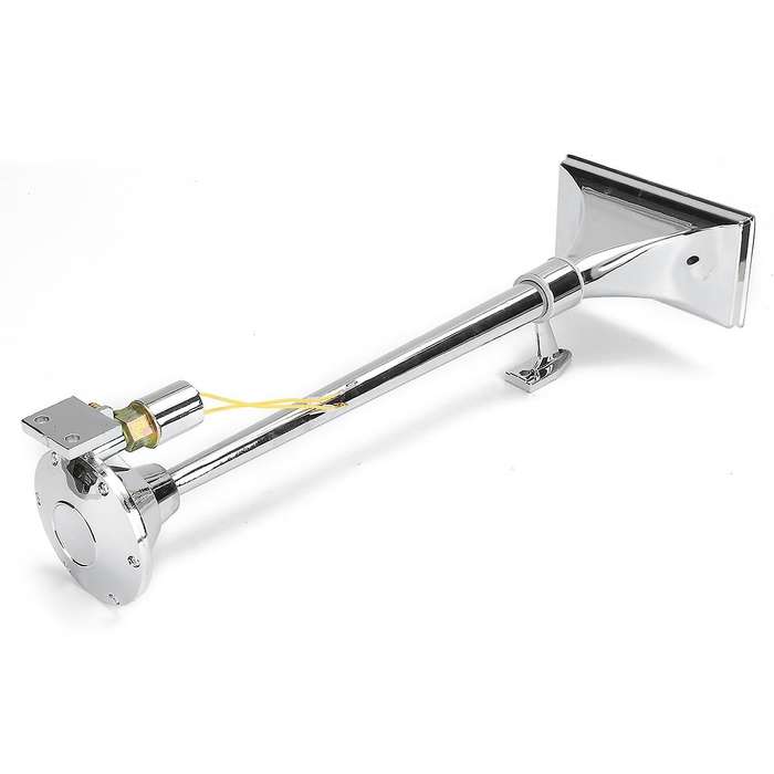 Universal 12V Single Long Tube Horn Train Car Truck Boat RV Trumpet 115 +/- 10Db 600mm for Car Truck