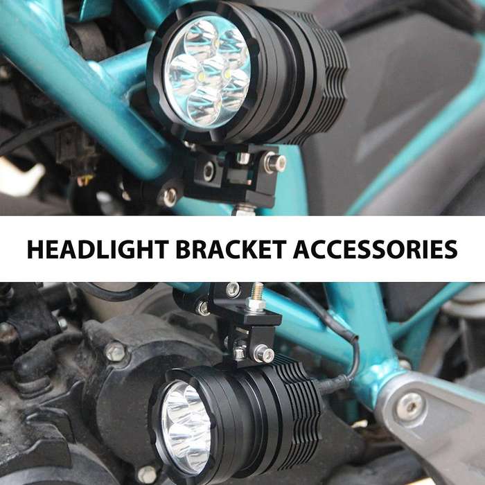 Universal 22mm 25mm 7/8Inch Motorcycle Headlight Bracket Spotlight Holder Tube Clamp for Cafer Chopp