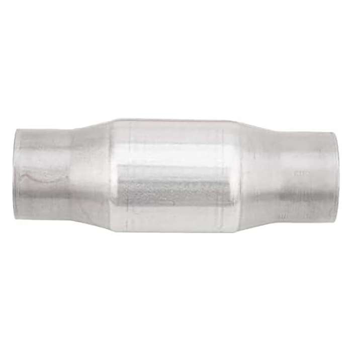 Universal 3 inch Inlet/Outlet Catalytic Converter 4 Inch Round Mid Diameter 271300, 410300
