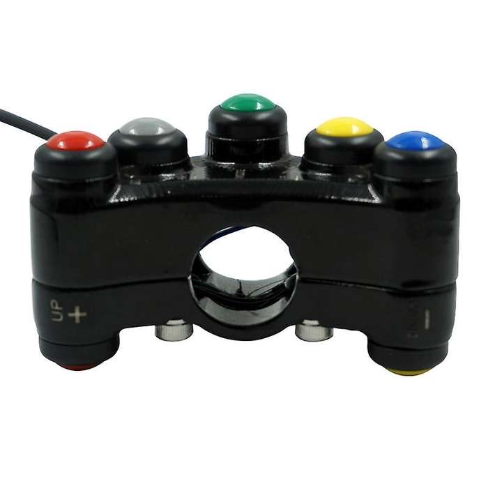 Universal 5 Button Array Motorcycle Switches Bikes Motorcross 22mm Handlebar Switches Assembly