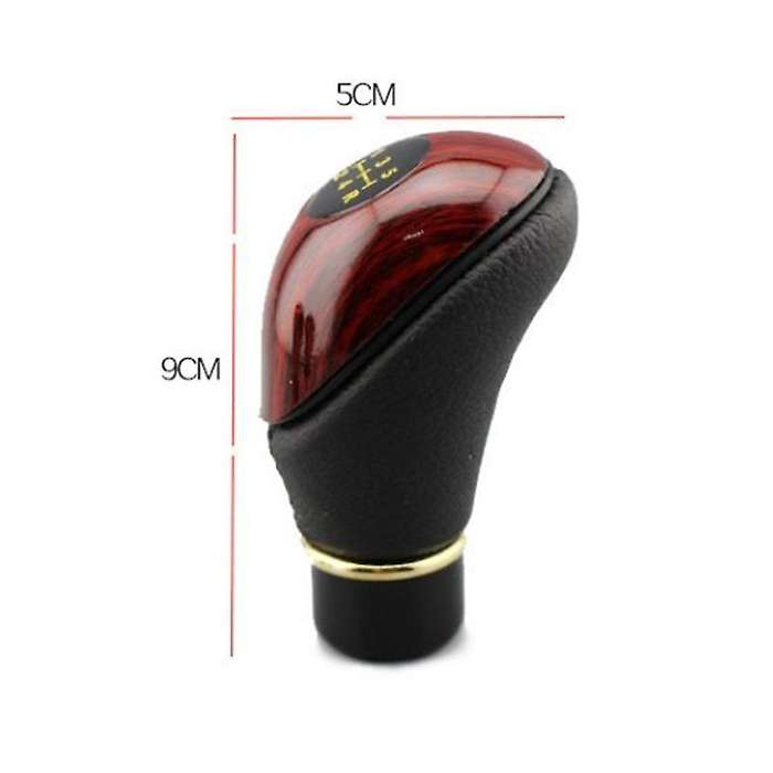 Universal 5 Speed Manual Gear Stick Knob Shifter Auto Car Motor Knob Black