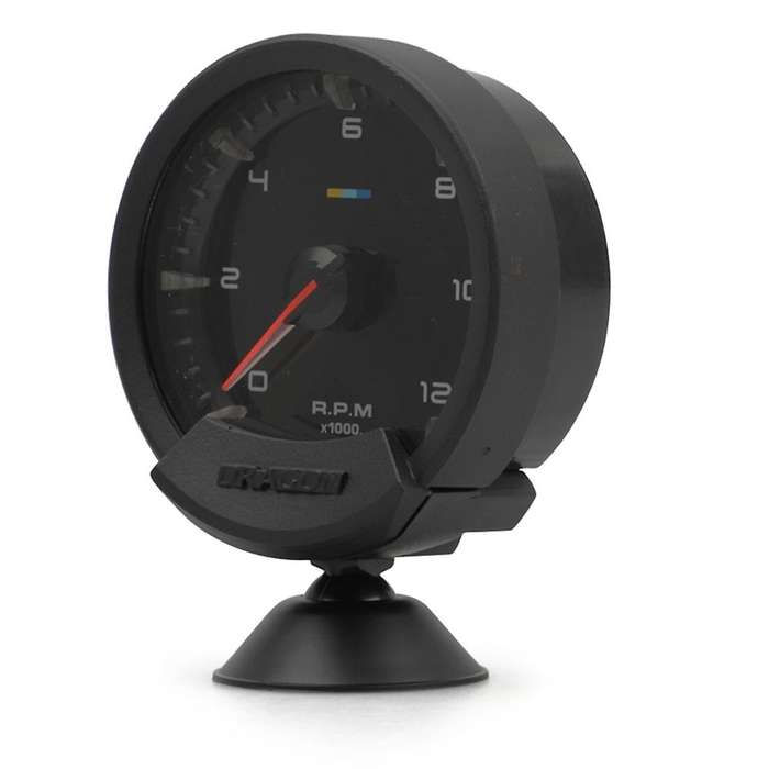 Universal 60Mm 12V White Led 0-12000Rpm Car Tachometer Tach Gauge for