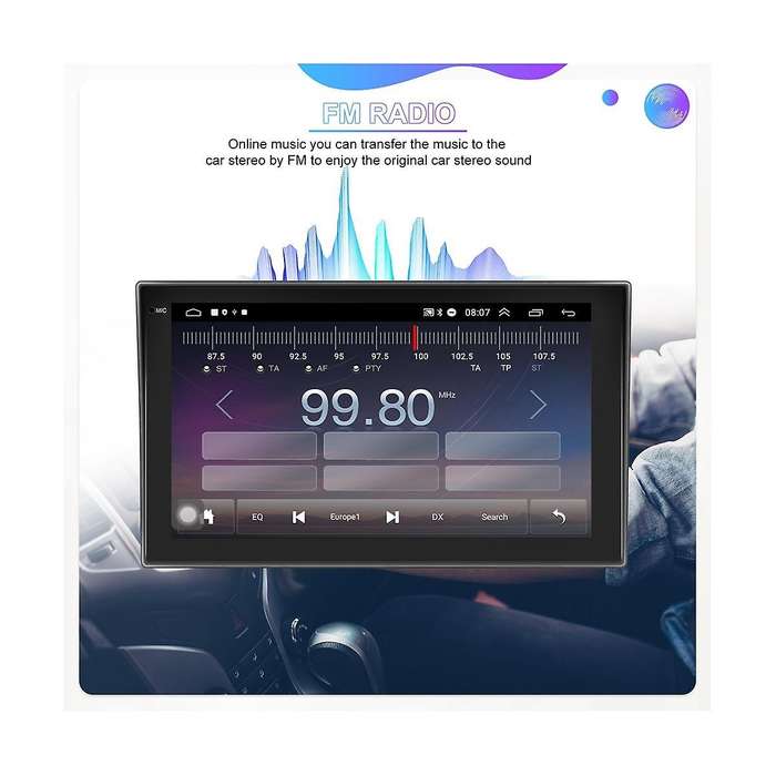 Universal 7inch Android 12 2g+32g Car Radio Multimedia Video Player Wireless Carplay Screen and And