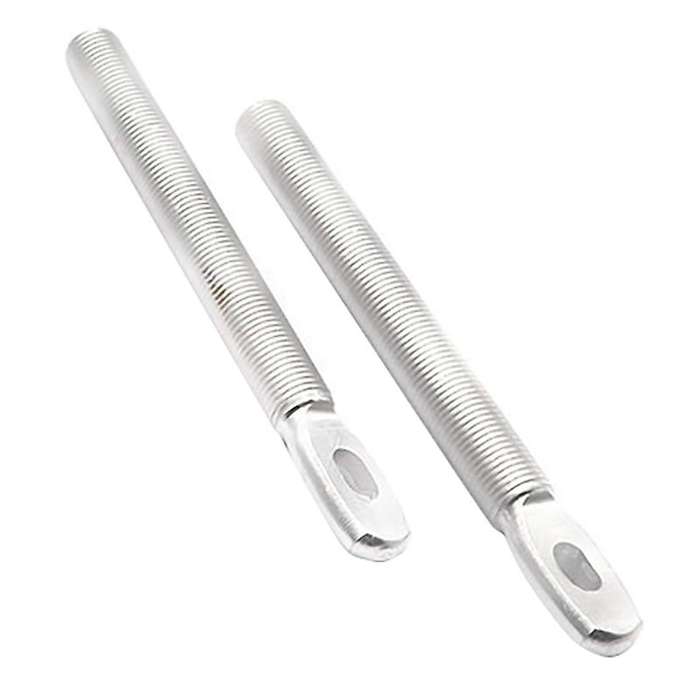 Universal Alloy Mount Bonnet Hood Pin Pins Lock Latch Kit Racing Sport Car Silver