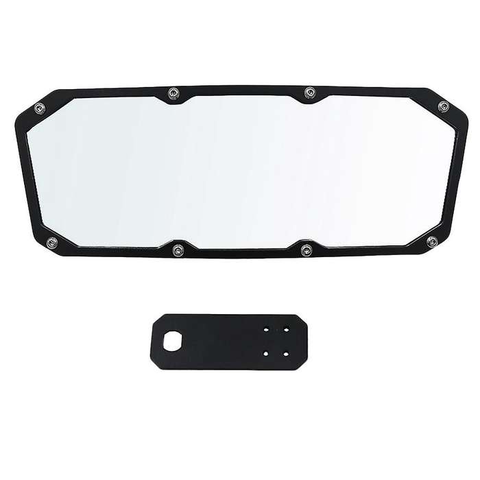 Universal ATV UTV Rear View Racing Mirror 11 Inch Wide Angle Center Mirror for Can Am X3 Commander