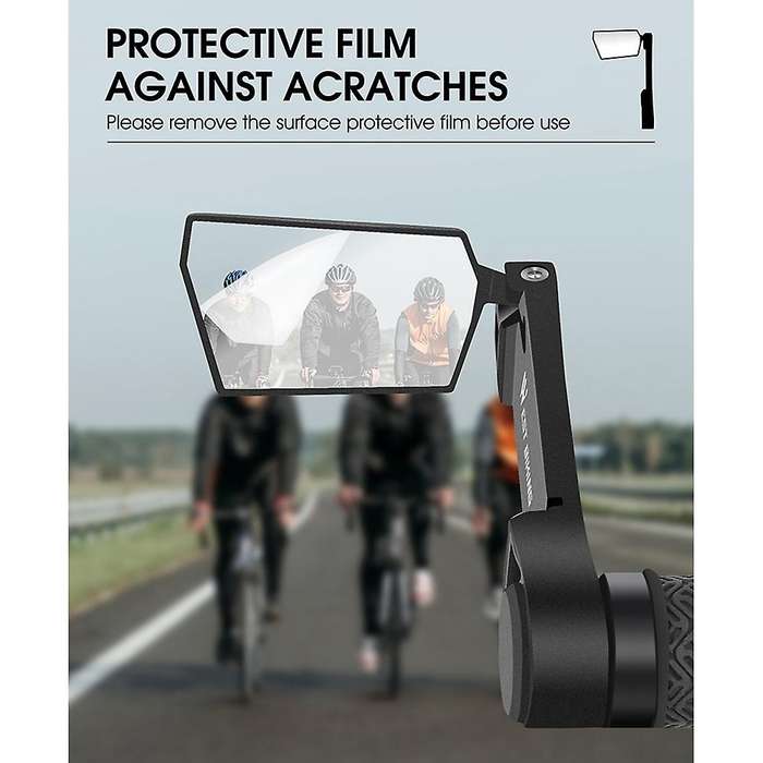 Universal Bicycle Rearview Mirror Adjustable Rotate Wide-angle Cycling Rear View Mirrors Bike Acce