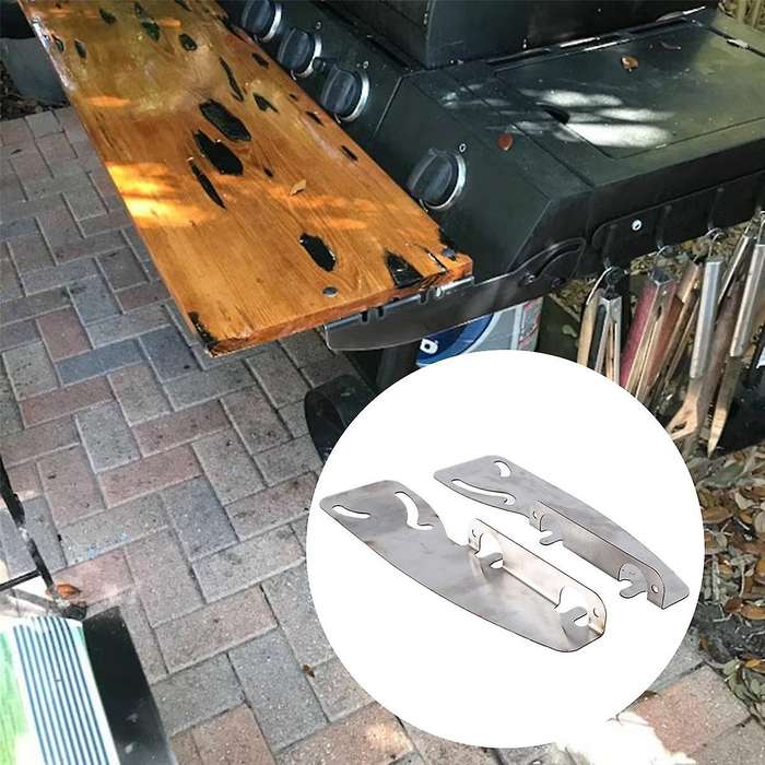 Universal Bbq Grill Smoke Oven Extension Bracket for Outdoor Barbecue Stove