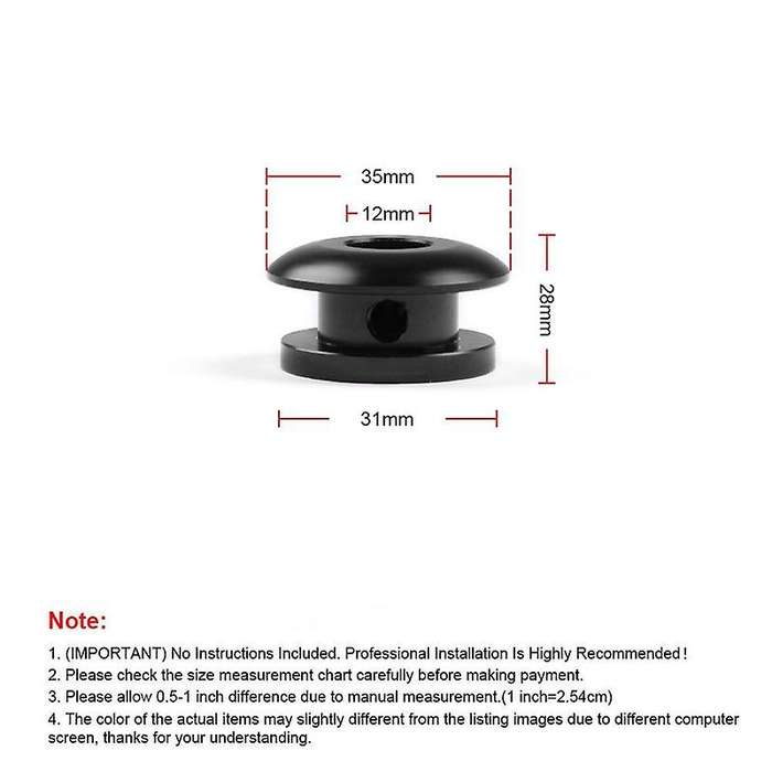 Universal Black Shift Knob Stopper Shifting Head Limiter Fixed Base Gear Head Buckle Aluminum Car Ge