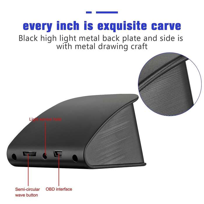 Universal Car HUD Head Up Display Digital GPS Speedometer with Speedup Test Overspeed Alarm for with