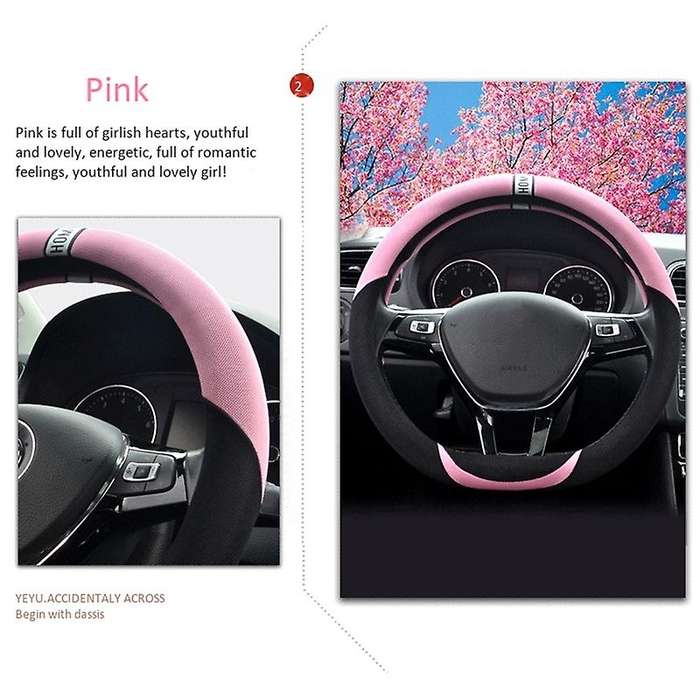 Universal Car Steering Wheel Ventilation 38CM Cover Sport Styling 15 Inch Non-Slip Car Steering Whee