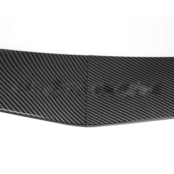 Universal Front Bumper Lip Under Panel Bumper Shovel Lip Spoiler Carbon Fiber