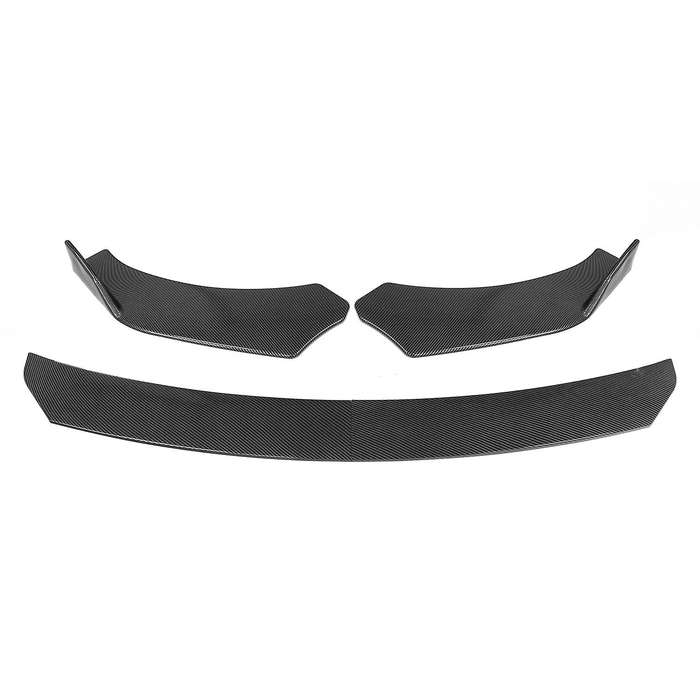 Universal Front Bumper Lip Under Panel Bumper Shovel Lip Spoiler Carbon Fiber