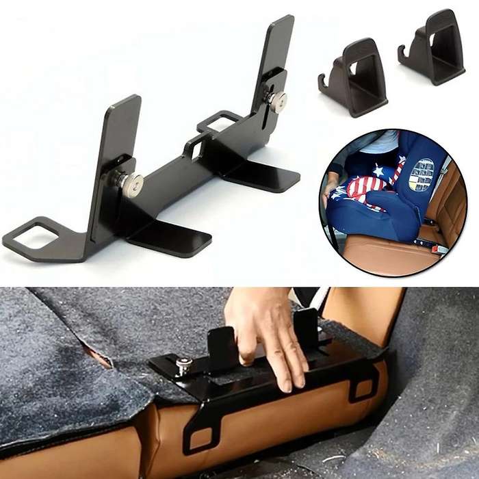 Universal for ISOFIX Latch Interface Car Child Seat Mount Bracket,Latch for ISOFIX Belt Connector Se