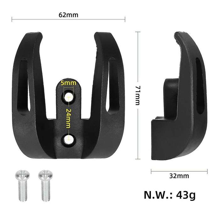 Universal Front Hook Hanger Electric Scooter for 1s / Helmet Dual Claw Bags Grip Scooter Handle Hoo