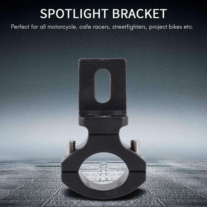 Universal Handlebar 22 25mm 7/8 Inch Motorcycle Headlight Bracket Spotlight Tube Clamp for Cafe Race